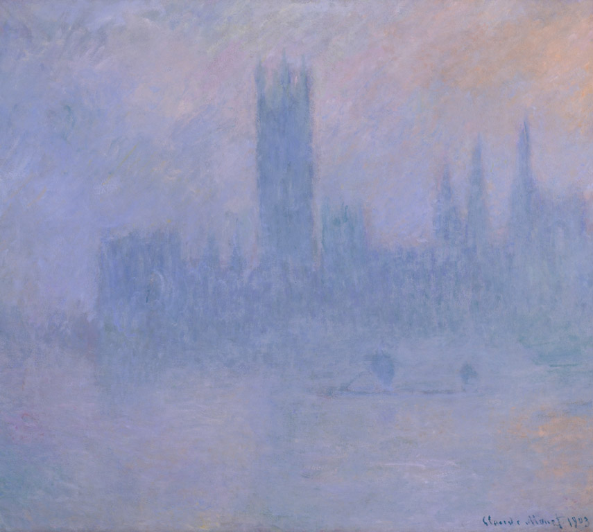 Houses of Parliament in the Fog